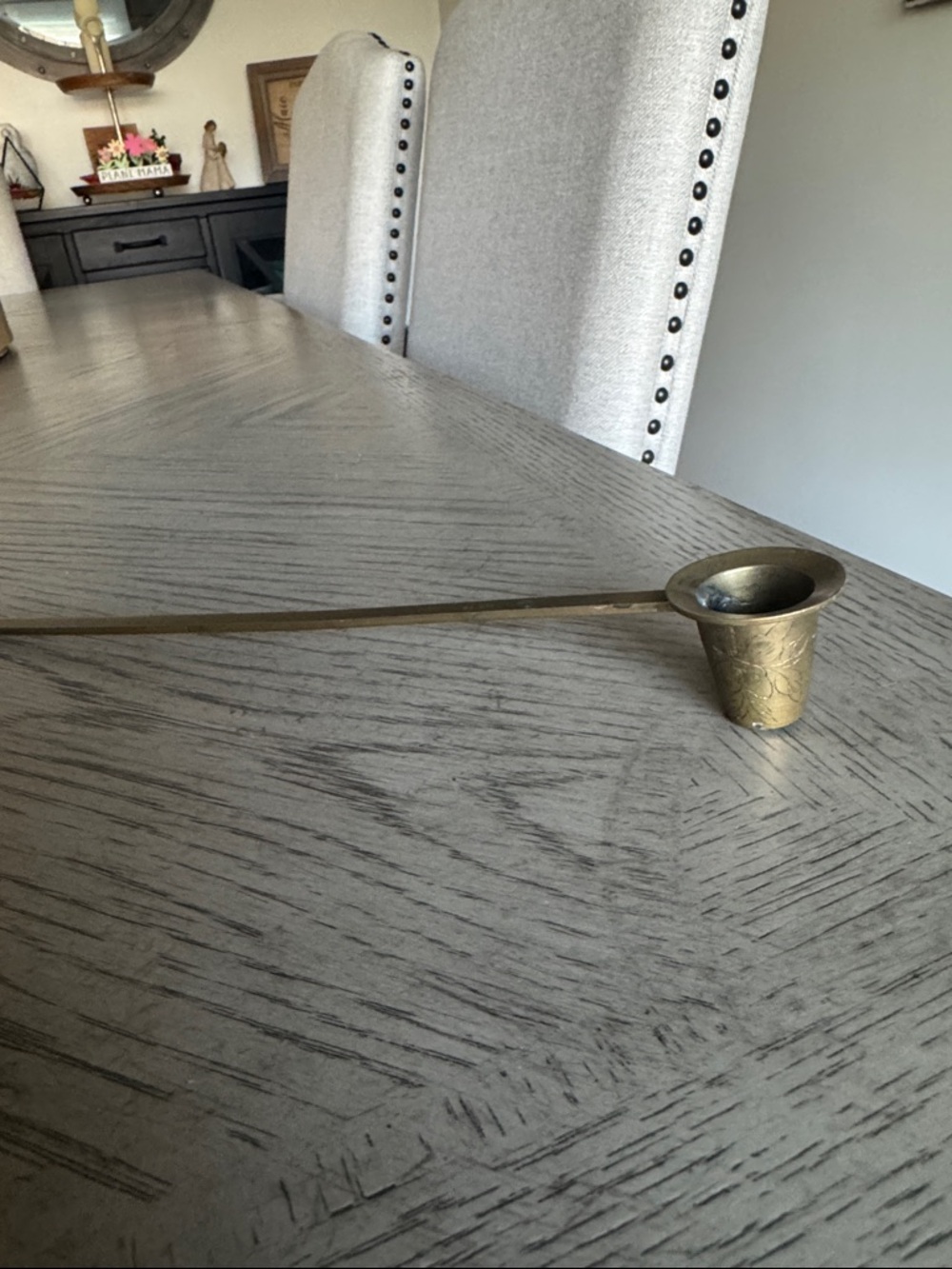 VINTAGE BRASS CANDLE SNUFFER